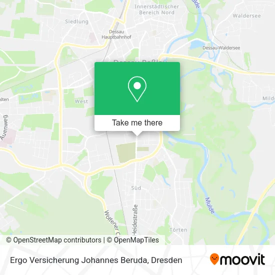 Карта Ergo Versicherung Johannes Beruda