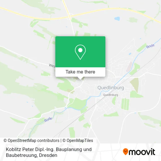 Карта Koblitz Peter Dipl.-Ing. Bauplanung und Baubetreuung
