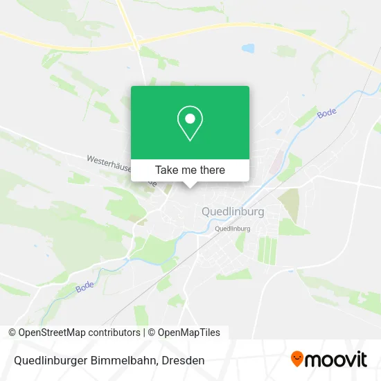 Карта Quedlinburger Bimmelbahn