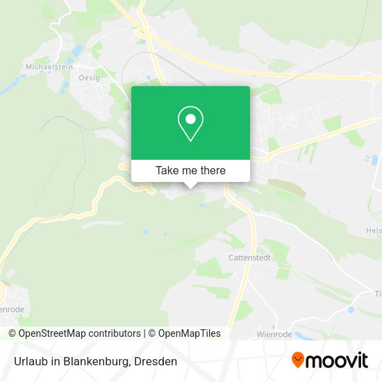 Карта Urlaub in Blankenburg