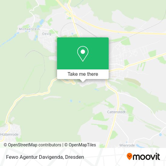 Карта Fewo Agentur Davigenda