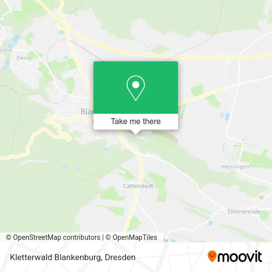 Карта Kletterwald Blankenburg