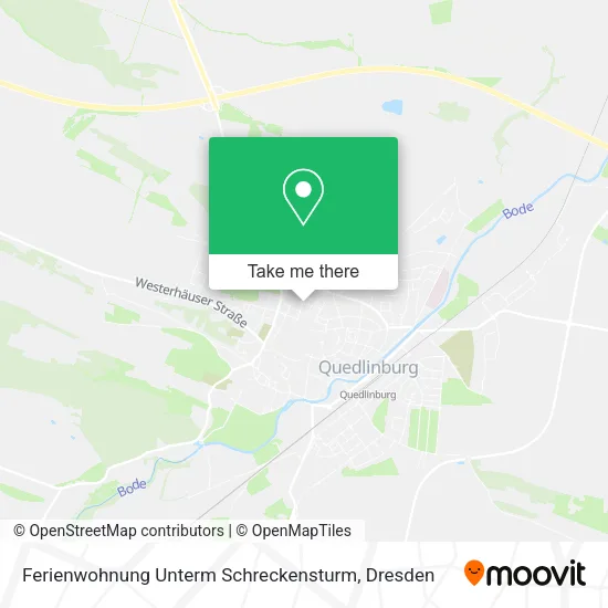Карта Ferienwohnung Unterm Schreckensturm