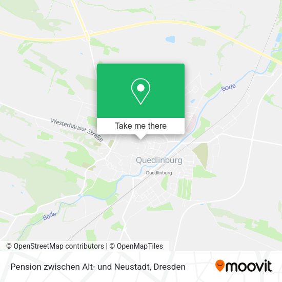 Карта Pension zwischen Alt- und Neustadt