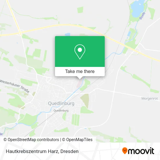 Карта Hautkrebszentrum Harz