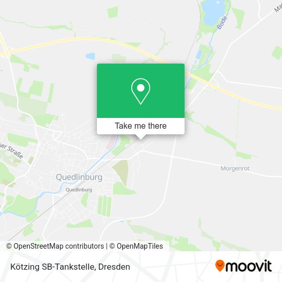 Карта Kötzing SB-Tankstelle