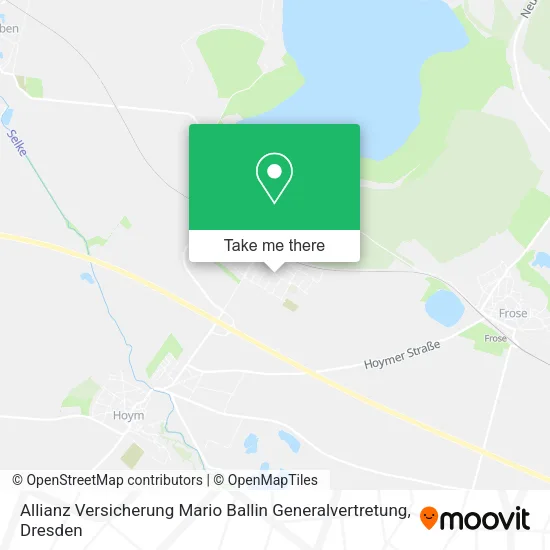 Карта Allianz Versicherung Mario Ballin Generalvertretung