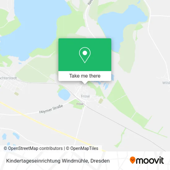 Карта Kindertageseinrichtung Windmühle
