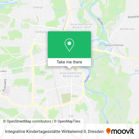 Карта Integrative Kindertagesstätte Wirbelwind II