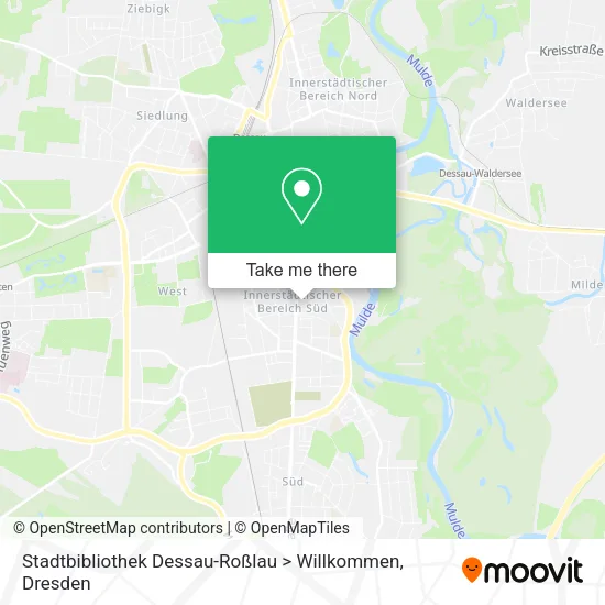 Stadtbibliothek Dessau-Roßlau > Willkommen map