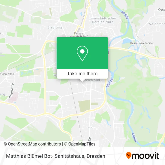 Карта Matthias Blümel Bot- Sanitätshaus