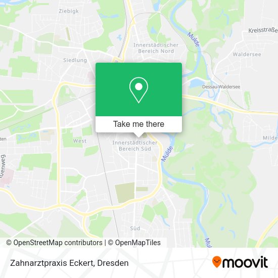 Карта Zahnarztpraxis Eckert