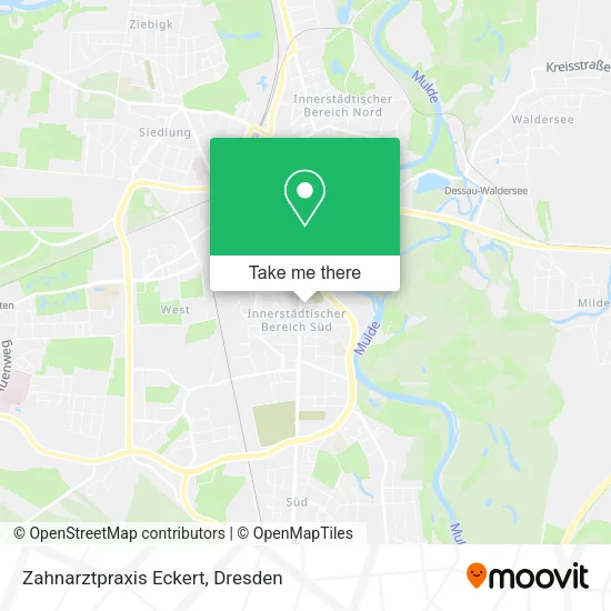 Карта Zahnarztpraxis Eckert