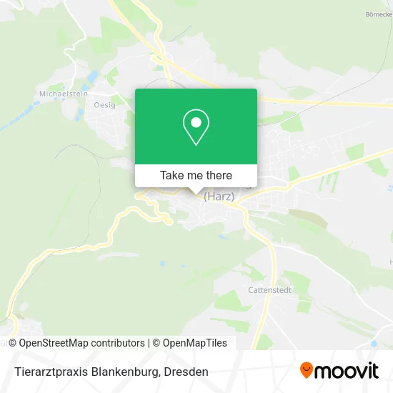 Карта Tierarztpraxis Blankenburg