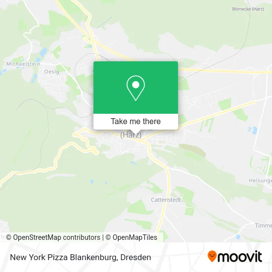 New York Pizza Blankenburg map