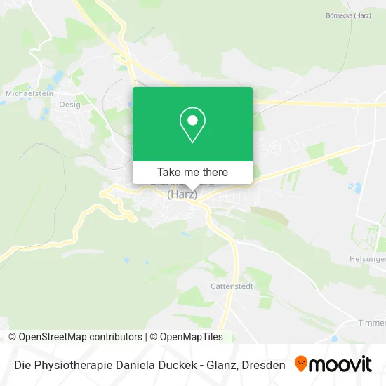 Die Physiotherapie Daniela Duckek - Glanz map