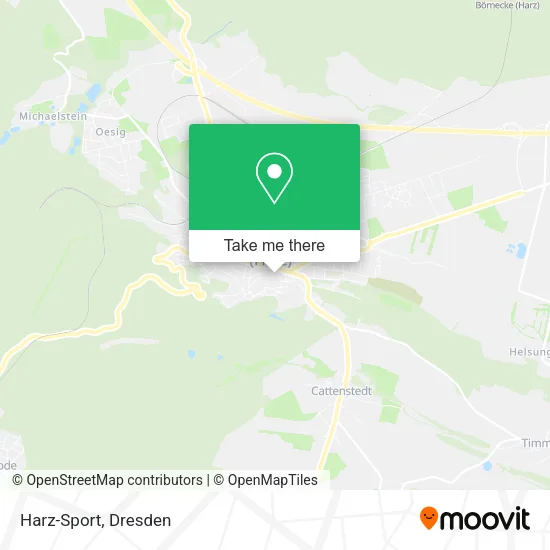 Карта Harz-Sport