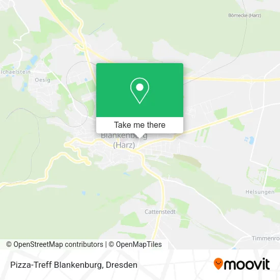 Карта Pizza-Treff Blankenburg