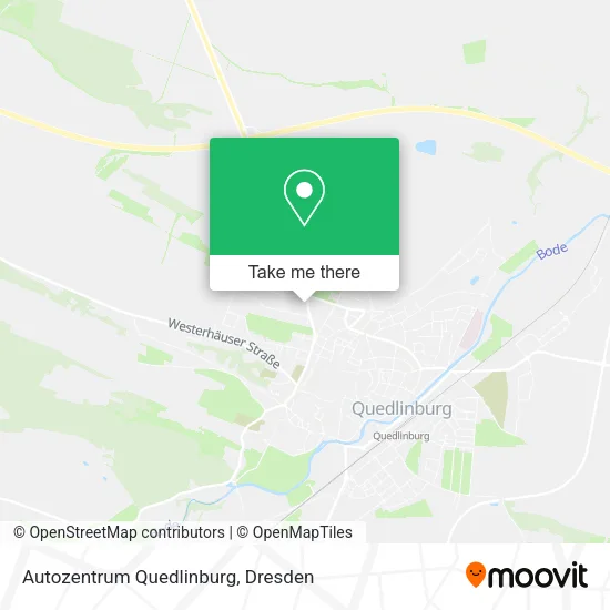 Карта Autozentrum Quedlinburg
