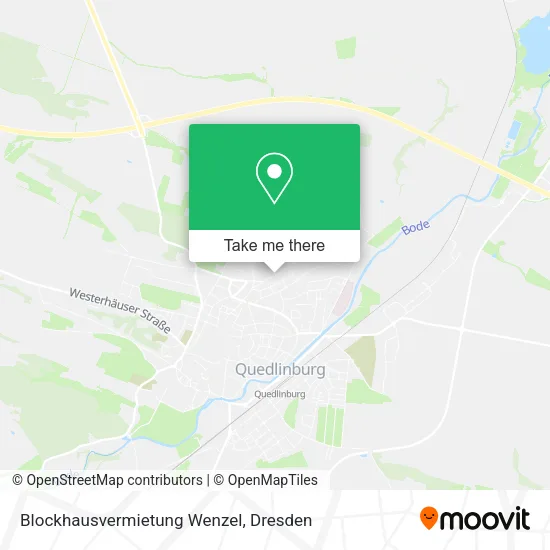 Карта Blockhausvermietung Wenzel