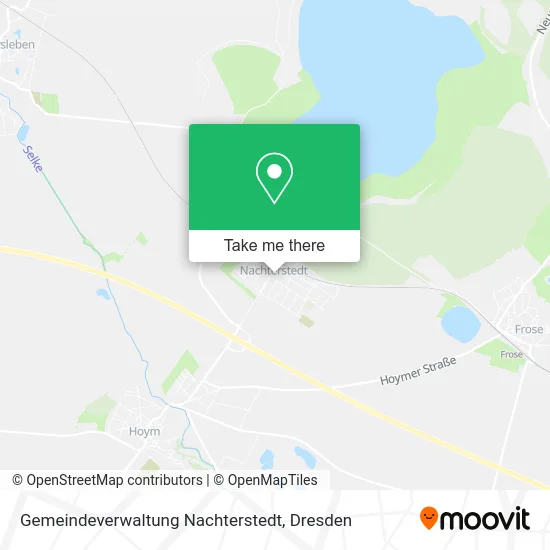 Карта Gemeindeverwaltung Nachterstedt