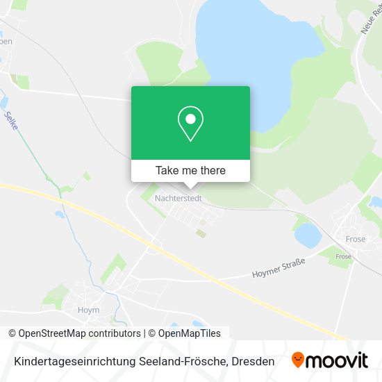 Карта Kindertageseinrichtung Seeland-Frösche