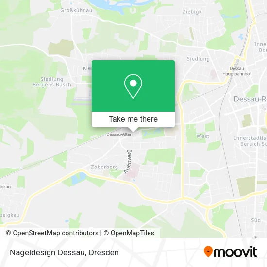 Карта Nageldesign Dessau