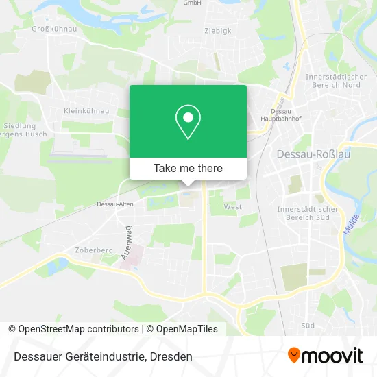 Карта Dessauer Geräteindustrie