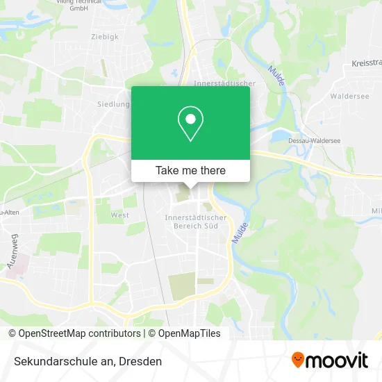 Карта Sekundarschule an