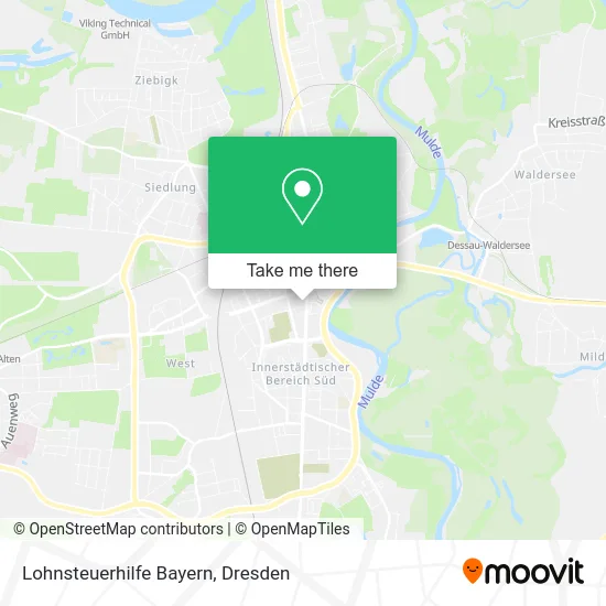 Карта Lohnsteuerhilfe Bayern