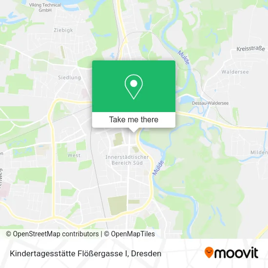 Карта Kindertagesstätte Flößergasse I