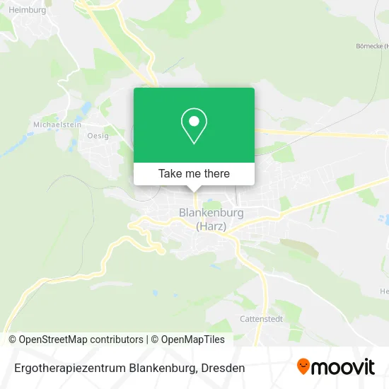 Карта Ergotherapiezentrum Blankenburg