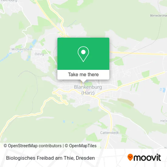 Карта Biologisches Freibad am Thie