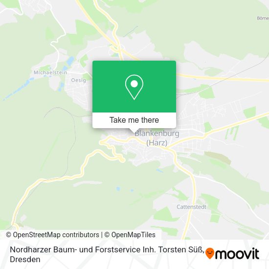 Карта Nordharzer Baum- und Forstservice Inh. Torsten Süß