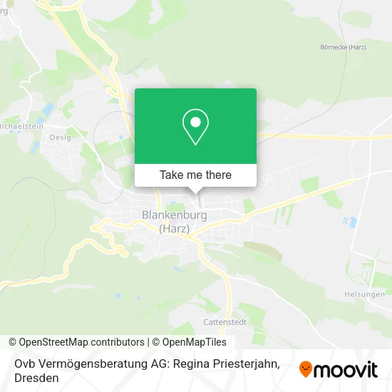 Карта Ovb Vermögensberatung AG: Regina Priesterjahn