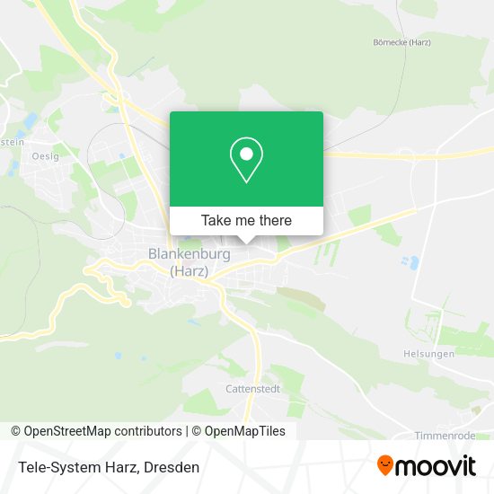 Карта Tele-System Harz