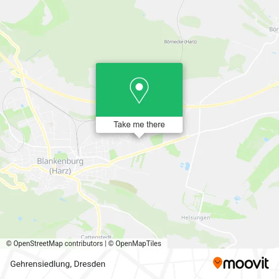 Карта Gehrensiedlung