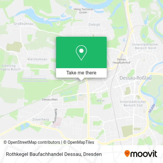 Rothkegel Baufachhandel Dessau map