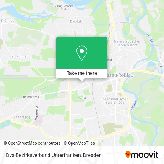 Карта Dvs-Bezirksverband Unterfranken
