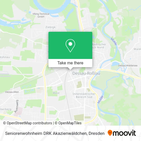 Карта Seniorenwohnheim DRK Akazienwäldchen