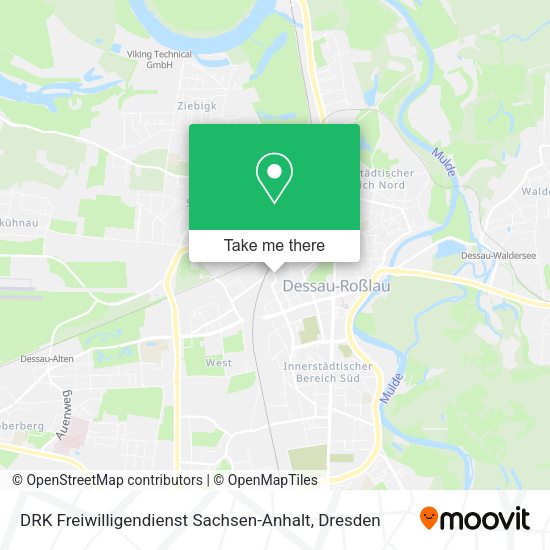 Карта DRK Freiwilligendienst Sachsen-Anhalt