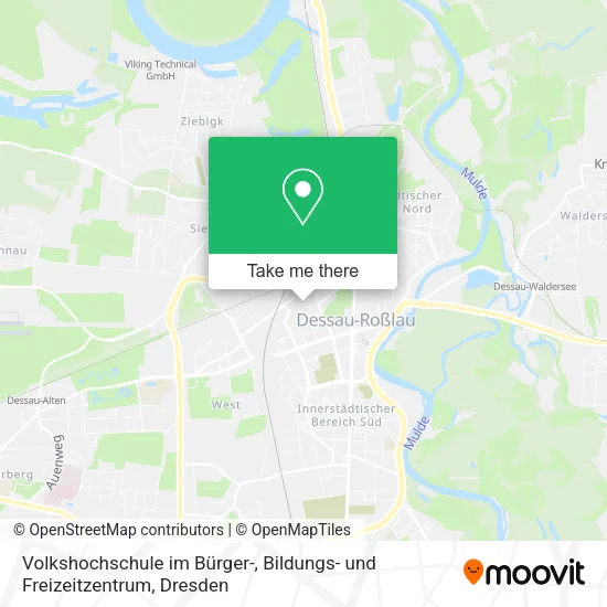 Карта Volkshochschule im Bürger-, Bildungs- und Freizeitzentrum