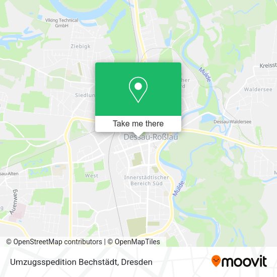Карта Umzugsspedition Bechstädt