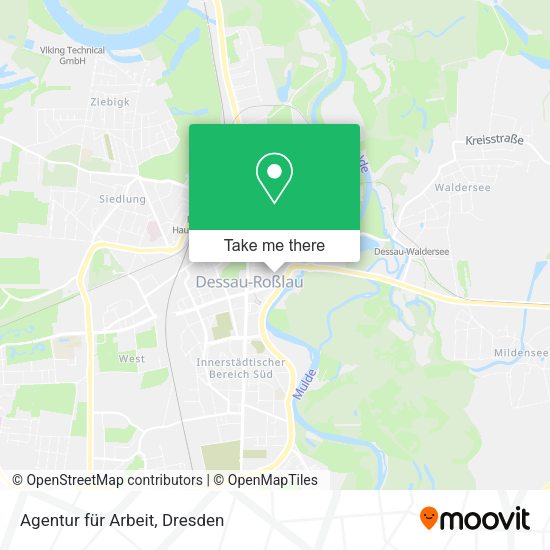 Карта Agentur für Arbeit