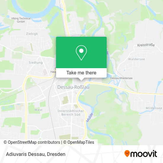 Карта Adiuvaris Dessau