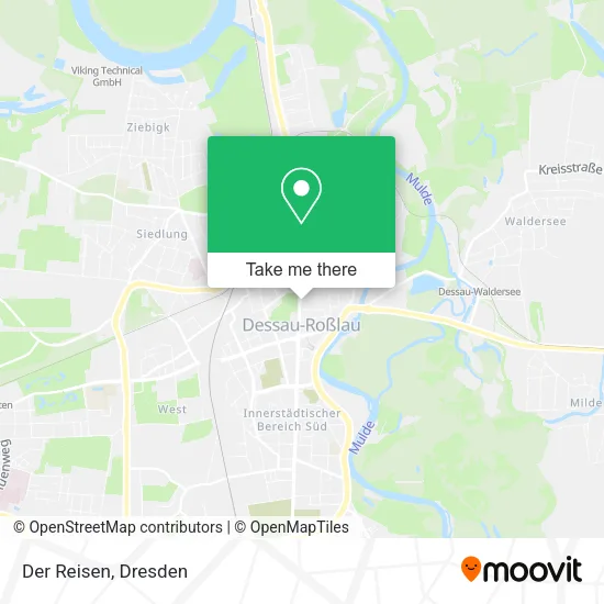 Карта Der Reisen