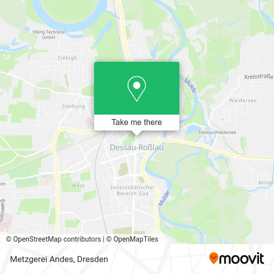 Карта Metzgerei Andes