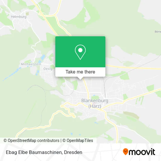 Карта Ebag Elbe Baumaschinen