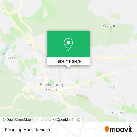 Карта Reisetipp-Harz