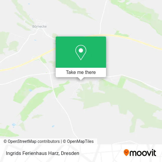 Карта Ingrids Ferienhaus Harz